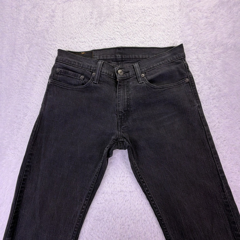 Levi's 514 Jeans Straight Fit Faded Black Mens 31x29 (tag: 31x30)